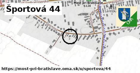 Športová 44, Most pri Bratislave