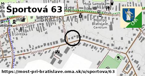 Športová 63, Most pri Bratislave