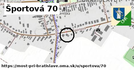 Športová 70, Most pri Bratislave