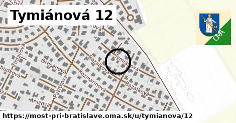 Tymiánová 12, Most pri Bratislave