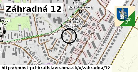 Záhradná 12, Most pri Bratislave