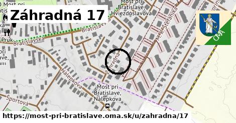 Záhradná 17, Most pri Bratislave