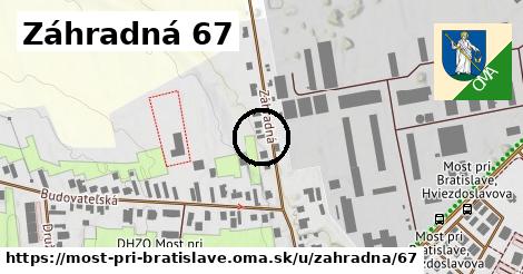 Záhradná 67, Most pri Bratislave