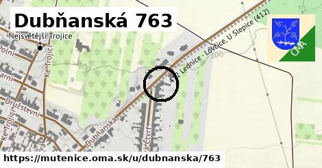 Dubňanská 763, Mutěnice