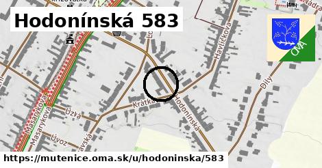 Hodonínská 583, Mutěnice