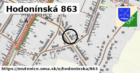Hodonínská 863, Mutěnice
