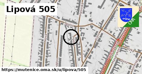 Lipová 505, Mutěnice