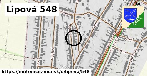 Lipová 548, Mutěnice