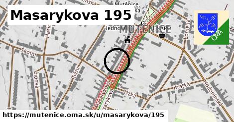 Masarykova 195, Mutěnice