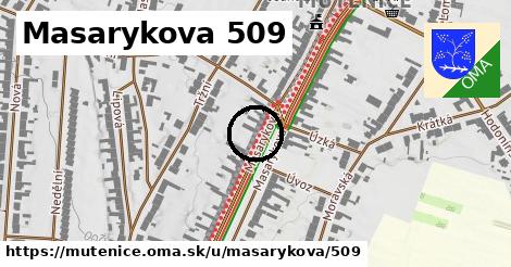 Masarykova 509, Mutěnice