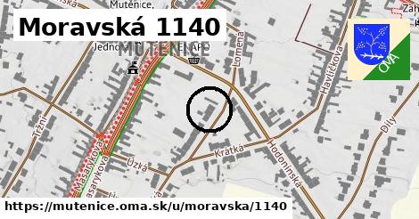 Moravská 1140, Mutěnice