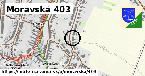 Moravská 403, Mutěnice