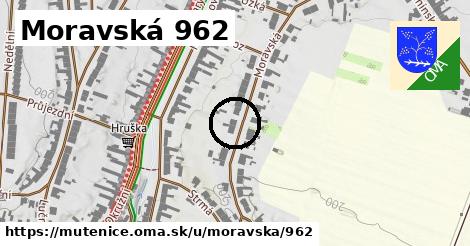 Moravská 962, Mutěnice