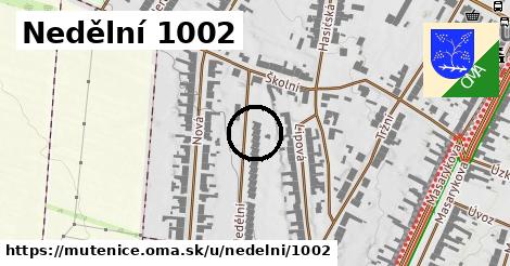 Nedělní 1002, Mutěnice