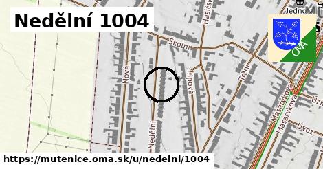 Nedělní 1004, Mutěnice
