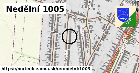 Nedělní 1005, Mutěnice