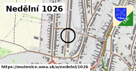 Nedělní 1026, Mutěnice