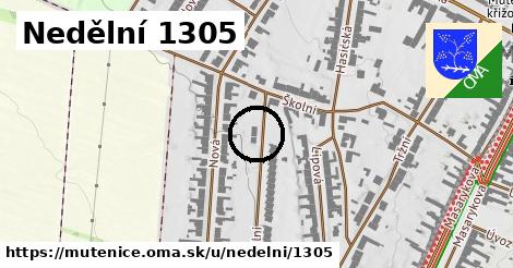 Nedělní 1305, Mutěnice