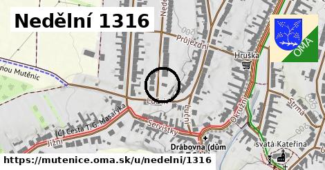 Nedělní 1316, Mutěnice