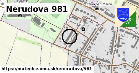 Nerudova 981, Mutěnice