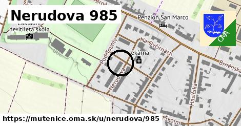 Nerudova 985, Mutěnice