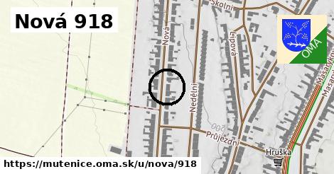 Nová 918, Mutěnice