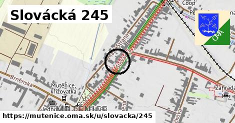 Slovácká 245, Mutěnice