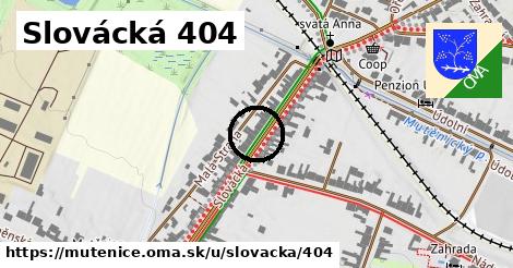 Slovácká 404, Mutěnice