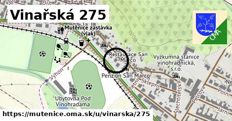 Vinařská 275, Mutěnice