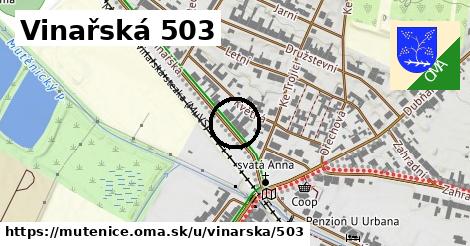 Vinařská 503, Mutěnice