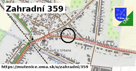 Zahradní 359, Mutěnice