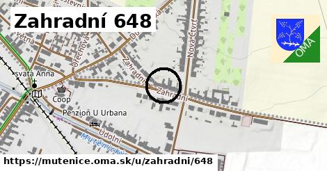 Zahradní 648, Mutěnice