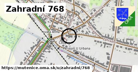 Zahradní 768, Mutěnice