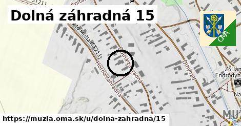 Dolná záhradná 15, Mužla