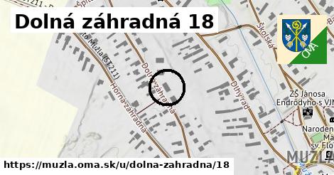 Dolná záhradná 18, Mužla