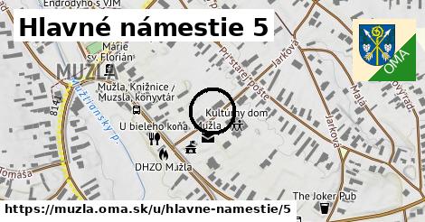 Hlavné námestie 5, Mužla
