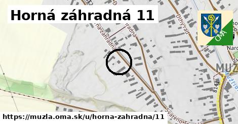 Horná záhradná 11, Mužla