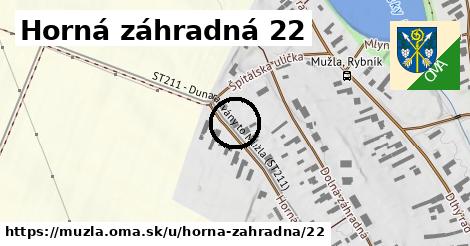 Horná záhradná 22, Mužla