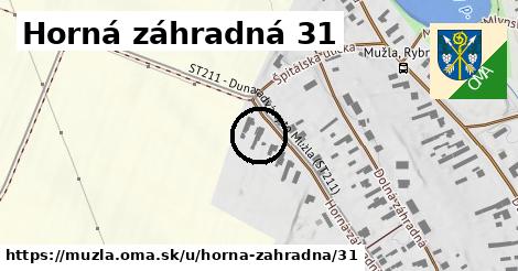 Horná záhradná 31, Mužla