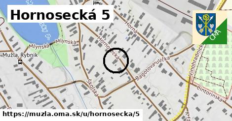 Hornosecká 5, Mužla