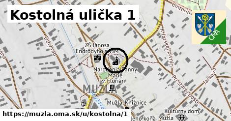 Kostolná ulička 1, Mužla