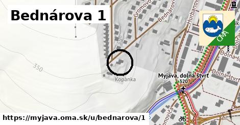 Bednárova 1, Myjava