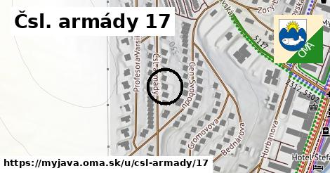 Čsl. armády 17, Myjava