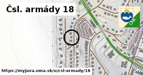 Čsl. armády 18, Myjava