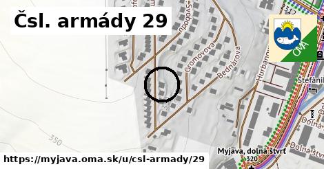 Čsl. armády 29, Myjava