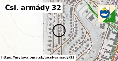 Čsl. armády 32, Myjava