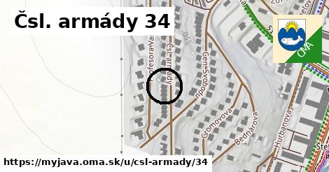 Čsl. armády 34, Myjava