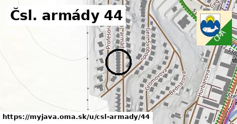 Čsl. armády 44, Myjava