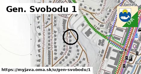 Gen. Svobodu 1, Myjava
