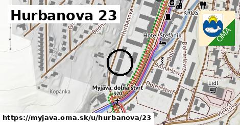Hurbanova 23, Myjava